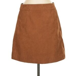 J. Crew Tan Mini Skirt